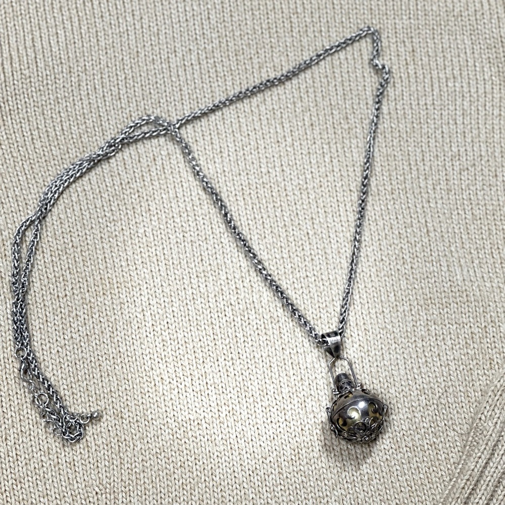 Sterling Silver Harmony Bell Necklace